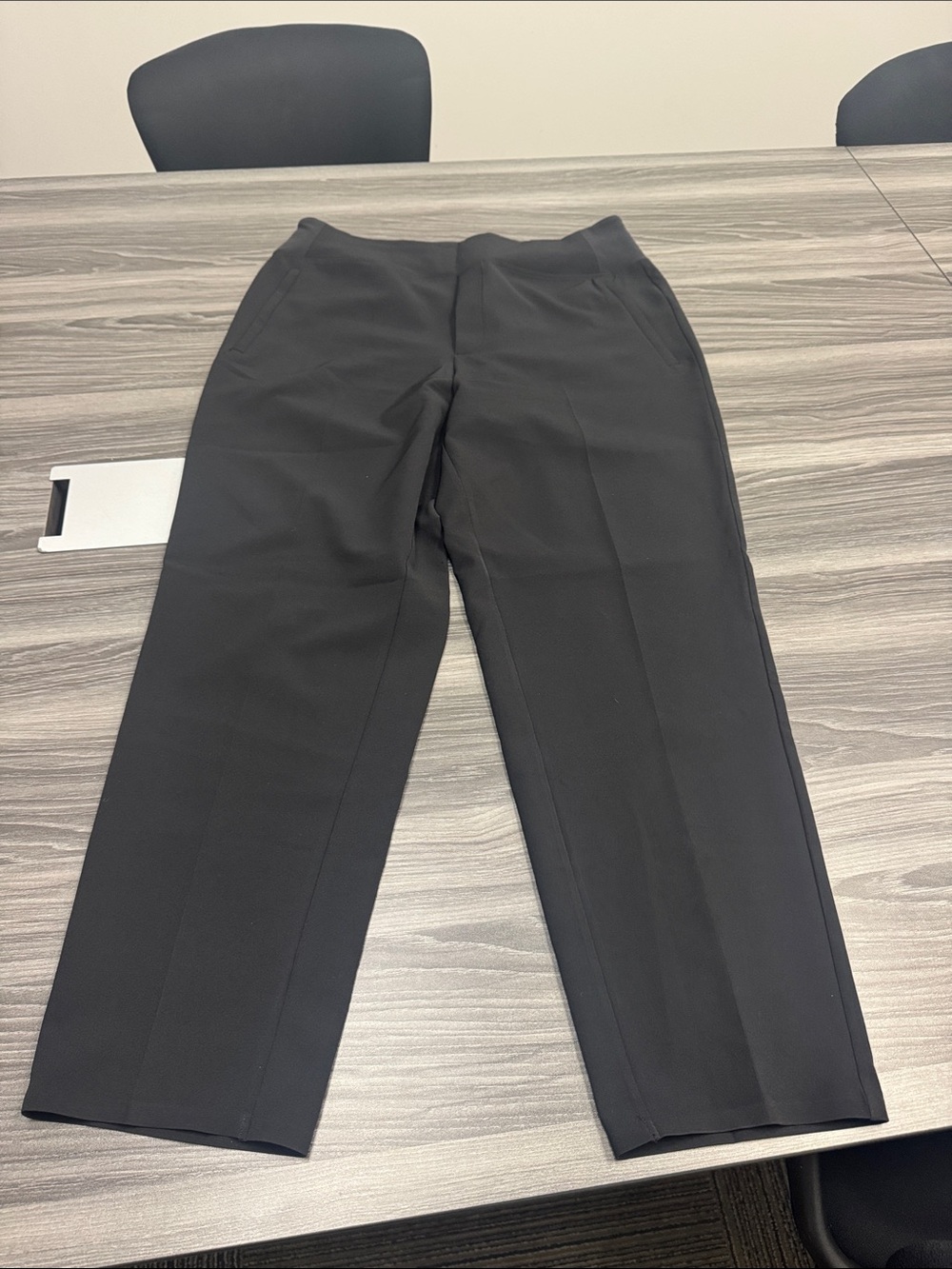 Athleta Black Straight-Leg Jogger Pants